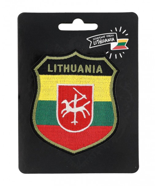 Antsiuvas Vytis ir trispalvė